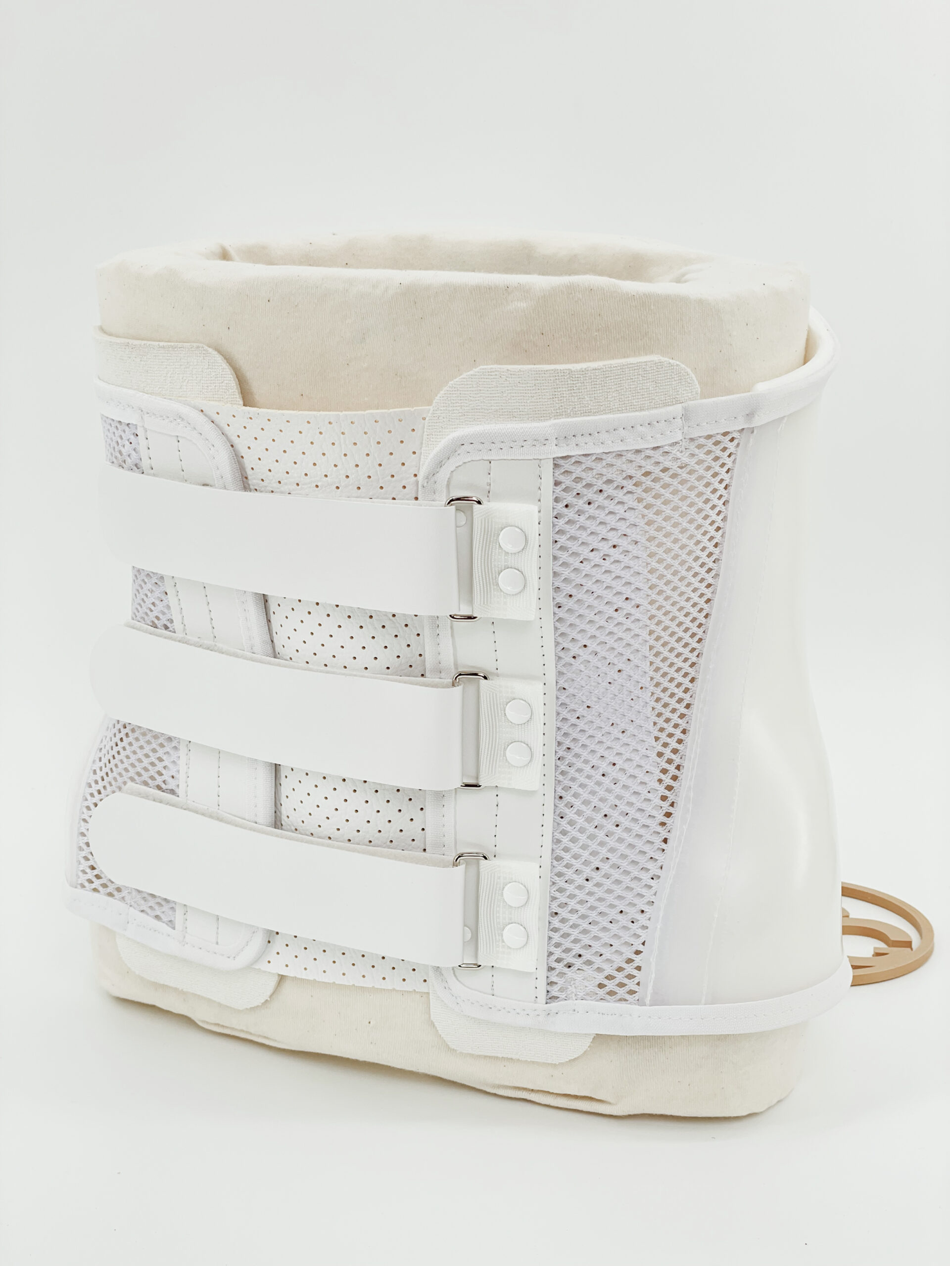 半硬性コルセット(前後割タイプ)